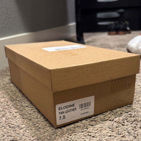Steve Madden Elodine Tan Leather heels 7.5 - Picture 2 of 9